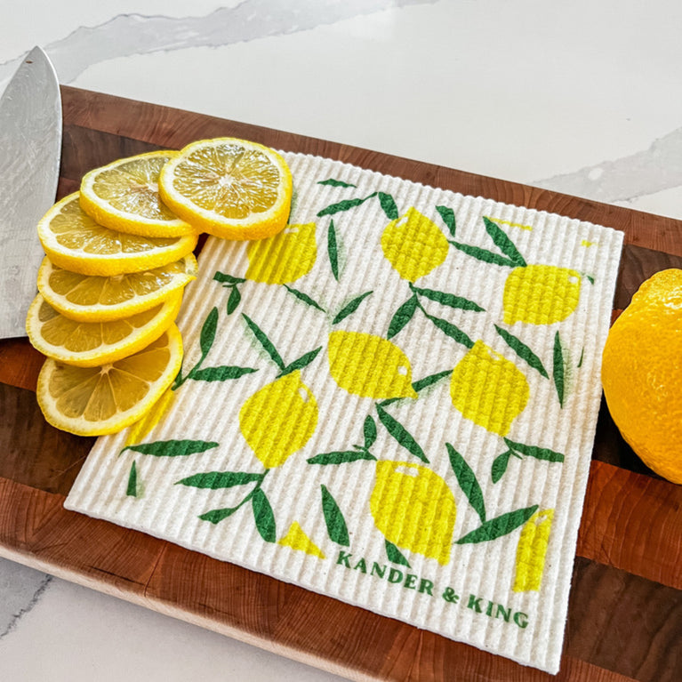 Fresh Lemons Swedish Sponge Cloth
