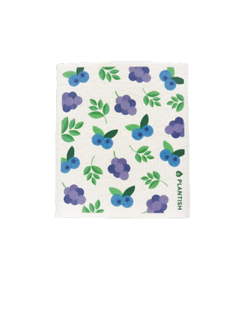 Blueberry Cuties - Swedish Sponge Cloth Plantish