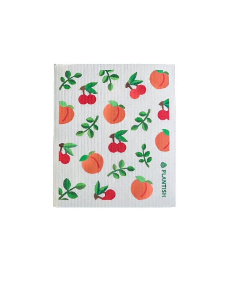 Peach Cuties - Swedish Sponge Cloth Plantish