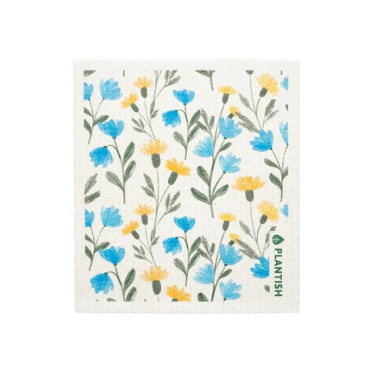Floral Bursts - Swedish Sponge Cloth Set Plantish