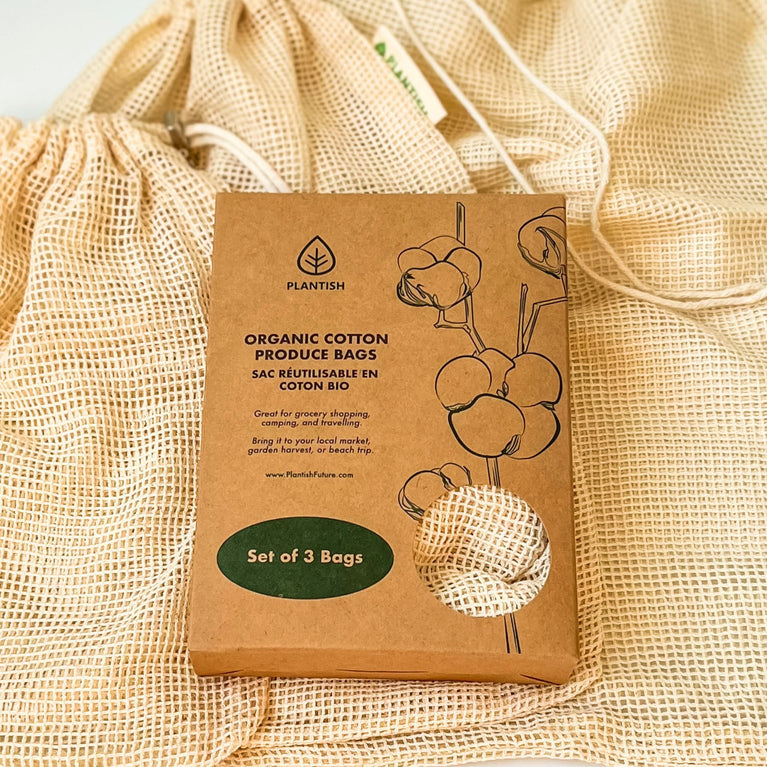 Organic Cotton Produce Bags