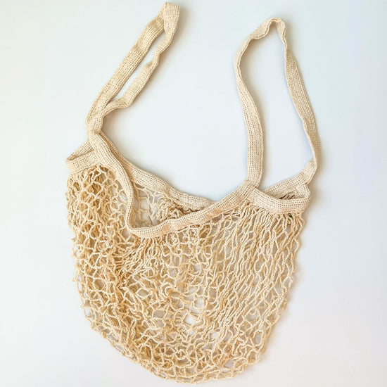 Organic cotton produce bags and net tote set